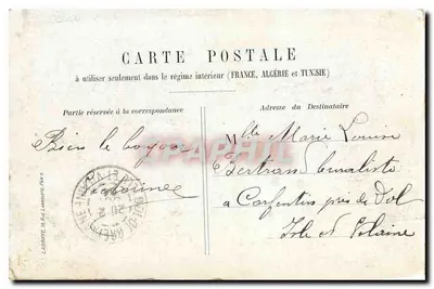 Paris - Fontaine St-Michel — editor LAGRIFFE, n°32 — Verso