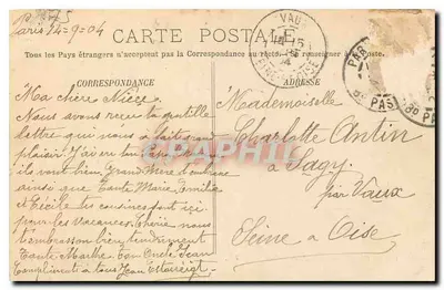 PARIS. — Katedra Notre-Dame i Most — LL. — nr 128 — Rewers