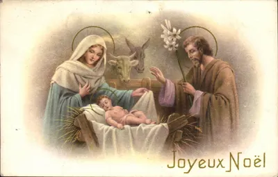 Natividade — cena da manjedoura com Maria, José e o Menino Jesus — Photodrom 223