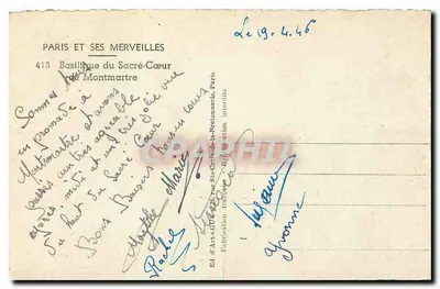 Basilica del Sacro Cuore — Montmartre — Guy — Verso