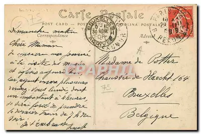 Paryż — Katedra Notre-Dame, strona południowa — wydawca nieznany, nr 98 — Rewers