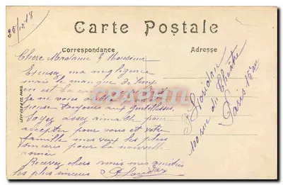 Paris — O Sagrado Coração — LL. — Verso