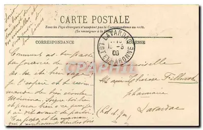 Parijs — Het Val-de-Grâce — LL. — n° 378 — Achterkant