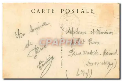 Paris — Hôtel de Ville — éditeur A. Leconte, n° 46 — Verso