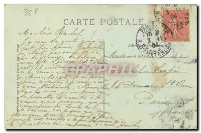 Paris — A Bolsa — LL — Verso