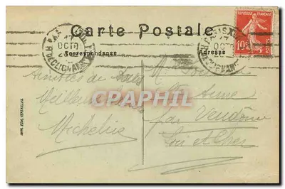 Parijs — De Kamer van Deputaten — Impr. Delicam — Achterkant