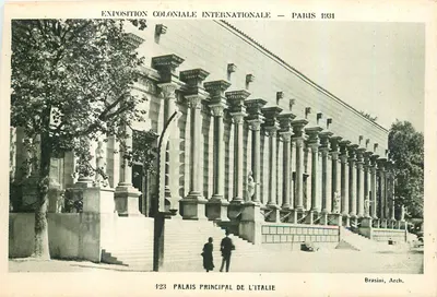 Palácio Principal da Itália — Exposição Colonial Internacional — Paris 1931