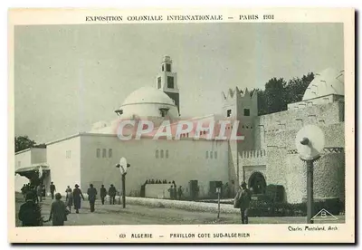 Argélia — Pavilhão Côte-Algérien — Exposição Colonial Internacional — Paris 1931