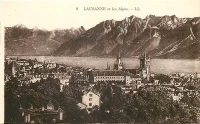 Lausanne e as Alpes — LL