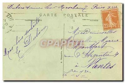 Paris - L'Arc de Triomphe du Carrousel — A. P. n°117 — Rewers