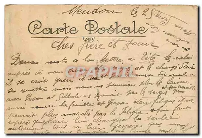 PARYŻ — Widok z lotu nad Katedrą Notre-Dame i Cytadelfą — A. P. n° 222 — Rewers