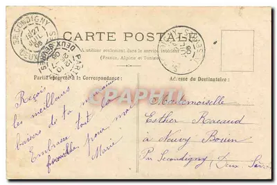 Paryż — León z Belfortu — wydawca St Raphael Quinouina — Rewers