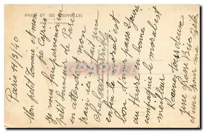 Igreja dos Invalidos — Paris — Editor Guy — Verso