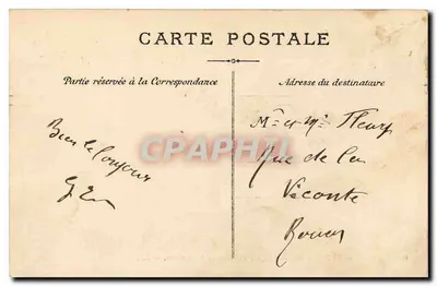 PARIS — Wyspa Świętego Łuksusnego — Quai d'Orléans i Katedra Notre-Dame — LL. — Rewers