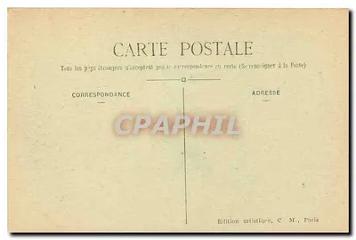 Paris (8º arrondissement) — A Rue Royale e a Madeleine — C.M. n°253 — Verso