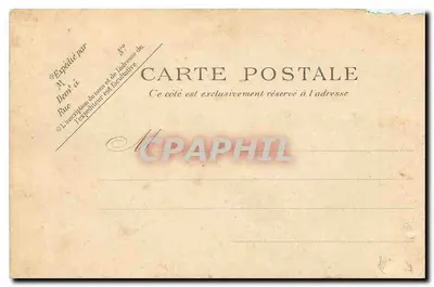 Paris — Monument d'Auguste Comte, Place de la Sorbonne — éditeur imprimeur non identifié, n° 36 — Verso