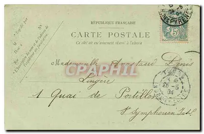 Paris — O Bois de Boulogne — Entre os dois lagos — LL. — N° 430 — Verso