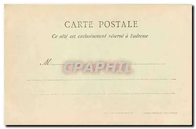 Floresta de Vincennes — Cachoeira (A Pesca) — Edição L. Gruet — Verso