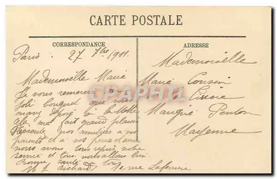 Paris — Panorama du Jardin des Tuileries — LL — n°693 — Verso