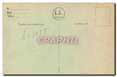 Paris — O Parque de Boulogne — A Cascata — LL — n° 258 — Verso