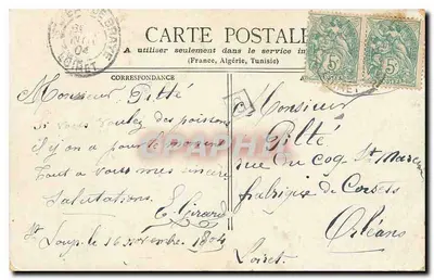 Paris - LA BOURSE — vista da praça com multidão e carruagens — editor não identificado — Verso