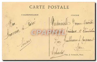 Paris — A Câmara dos Deputados — LIP — Verso