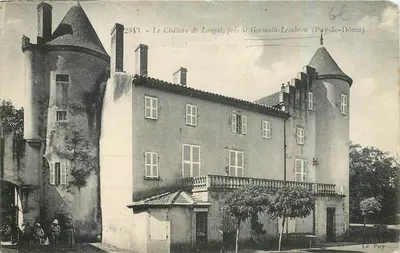 O Castelo de Longat, perto de St-Germain-Lembron (Puy-de-Dôme) — editor Le Puy, n° 2843