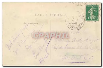 A Auvergne — Vale do Mont Dore — Vista geral dos Puya — editor não visível — Verso