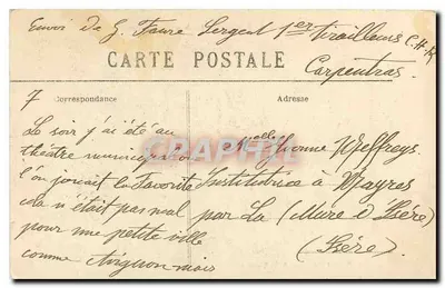 Carpentras (Vaucluse) — Muzeum i Biblioteka — Wydawnictwo Artystyczne J. Brun & Cie — Rewers