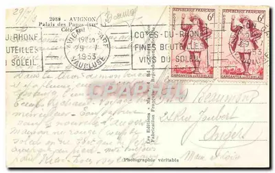 Pałac Papieski — Awinion — Éditions Gargantua — Rewers