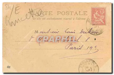 Bédarides - Ponte sobre a Ouvèze — Edição J. Brun e Cie, Carpentras, n°4 — Verso
