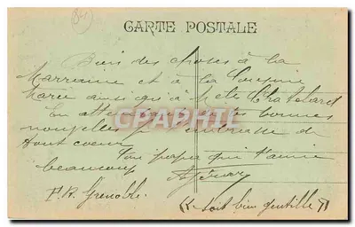 Carpentras — Brama Orange — wydawca Maximin — Rewers