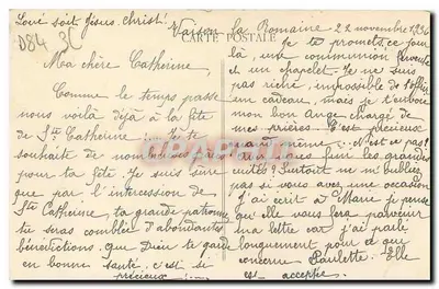 Paison - O Cloister - A Virgem (século XV) — V. Breton, editor V. Breton (Scelettes) — Verso