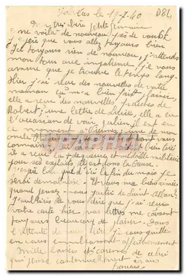 Valrèas — A Igreja dos séculos XII e XIII — Bilhete postal antigo n°14, editor A.P.C. — Verso