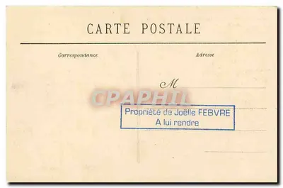 Awinion — Zamek (Boulevard Saint-Michel) — Odtworzona przez Viollet-le-Duc — Kolekcja «Tourist» — Rewers