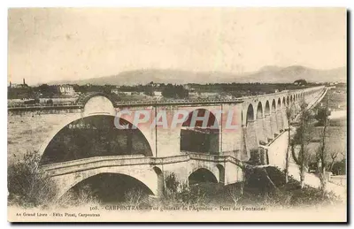 Carpentras - Vista geral do Aqueduto - Ponte das Fontes — Félix Pinat, n° 308