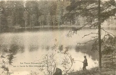 Lago de La Maix — Os Vosges Pitorescos — L. Gany, n° 242