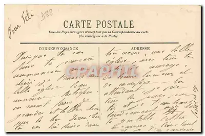 Saint-Dié — A Catedral — LL. — N° 18 — Verso