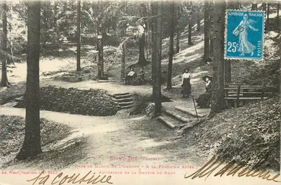 Saint-Dié (Vosges) — No maciço do Ormont - na Fontaine Abiées — Ad. Watez, n° 9619