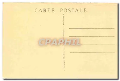 Gérardmer — Skoczek Saut-des-Cuves — Compagnie Alsacienne des Arts Graphiques — Rewers