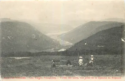 Os Vosgos Franceses - Vale dos Lagos, vista tirada da Chaume do Hohneck — Fot. Hohner & Cie, Épinal