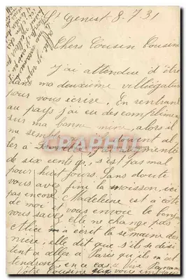 Gérardmer - Der See und die Bäder — Verlag CTA, Nr. 110 — Rückseite