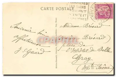 Plombières-les-Bains — Rano w Breuil — Wydawnictwo Renaud, Plombières-les-Bains, nr 2372 — Rewers
