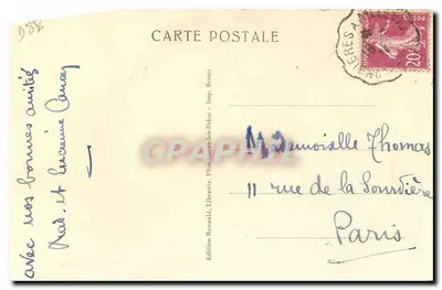 Fontana Stanislas — Plombières-les-Bains — Edizione Renault, Plombières-les-Bains, n° 5042 c — Verso