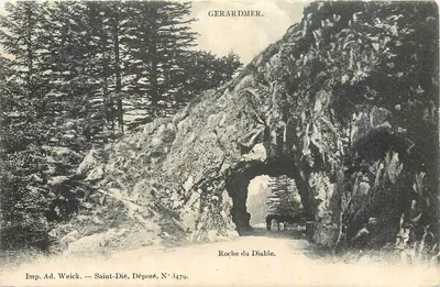 Gerardmer — Roche du Diable — Imp. Ad. Weick, Saint-Dié, N° 3479