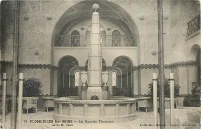 Plombières-les-Bains — A Buvette Termal — Arq. M. Danis