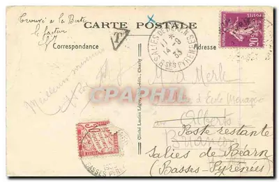 Plombières-les-Bains — A Buvette Termal — Arq. M. Danis — Verso
