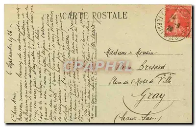 Szczyt Ballon d'Alsace — Statua Jeanne d'Arc — Fort Ballon de Servance — C.L.B. n°5020 — Rewers