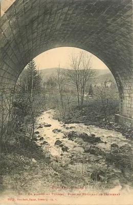 Bussang (Vosges) — Ponte do Ruisseau de Sechenat — Humbert, Bazar, CL. V.