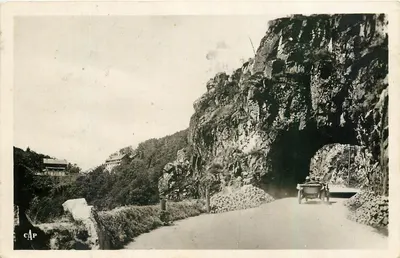 A Schlucht - O Túnel — Bilhete postal antigo n°16, editor C.A.P.